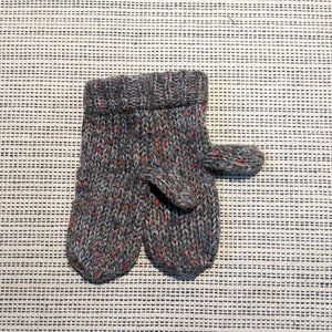 Wool Knit Marled Confetti Speckle Mittens from Roots Hand Knit